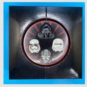 Disney 4 Pin Set Star Wars The Force Awakens First Order Helmets LE